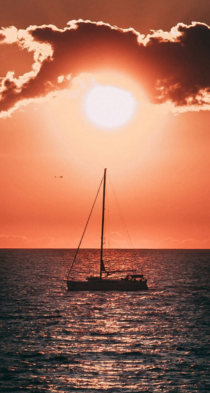 sunset sailing charter False Bay